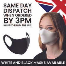 Face Mask Washable Uk Reusable Breathable Shield Protection Face Cover Masks LOT
