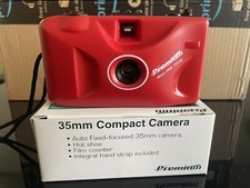 35mm Premium Compact Camera PC-606 Vintage - RED