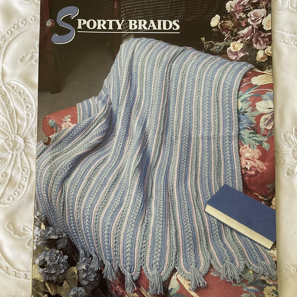 Annie’s Crochet Quilt & Afghan Club Patterns Lot of 5 Sports Car Baseball Xmas - Image 3 of 4