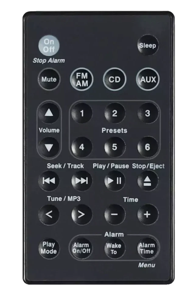 Remote Control for Bose Wave Music Radio System CD AWRCC1 AWRCC2 AWRCC3 Black UK - Image 3 of 3