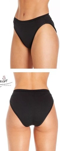 ladies Cotton 3 pack High Leg Briefs underwear with Stretch size 10 12 14 16 18 - Picture 2 of 4