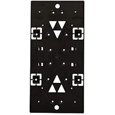 Gibraltar Mailboxes Universal Mailbox Mounting Bracket Molded Plastic Black,