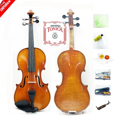 ^ Capriana Gagliano Violin Outfit VN402D-Y Maintenance +Pack Tonica Strings