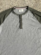 The Normal Brand Henley Shirt XL Green Sweatshirt