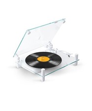 TRANSPARENT SPEAKER Turntable White