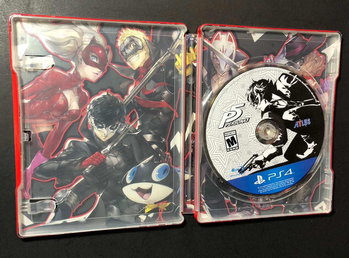Persona 5 P5 [ Limited STEELBOOK Edition ] (PS4) USED | eBay