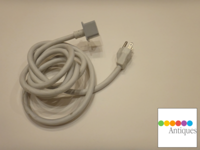Apple 6' White & Gray C19 RARE Power Cable for Power Macintosh Mac