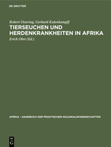 Tierseuchen Und Herdenkrankheiten In Afrika 6771