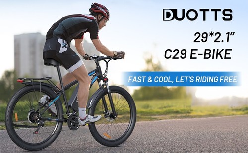 29 Inch E-bike DUOTTS C29 Electric Mountain Bike 48V 15AH Off-Road E-BIKE - Picture 8 of 15