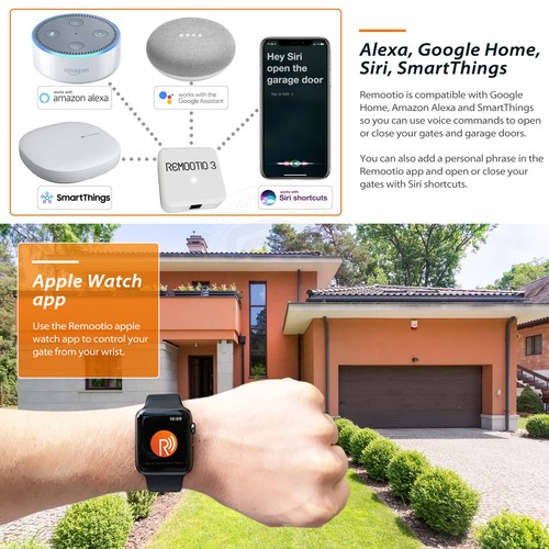 Remootio 3 WiFi and Bluetooth Smart Garage Door Opener Gate Controller - Picture 7 of 9