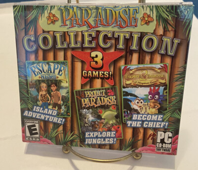 Paradise Collection: 3 Games PC Cd-ROM Escape from Paradise,Project Paradise,