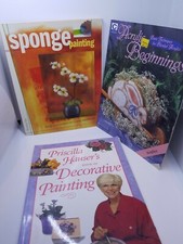 Acrylic Beginnings, Priscilla Hauser's Book Of Decorative ; Sponge Painting