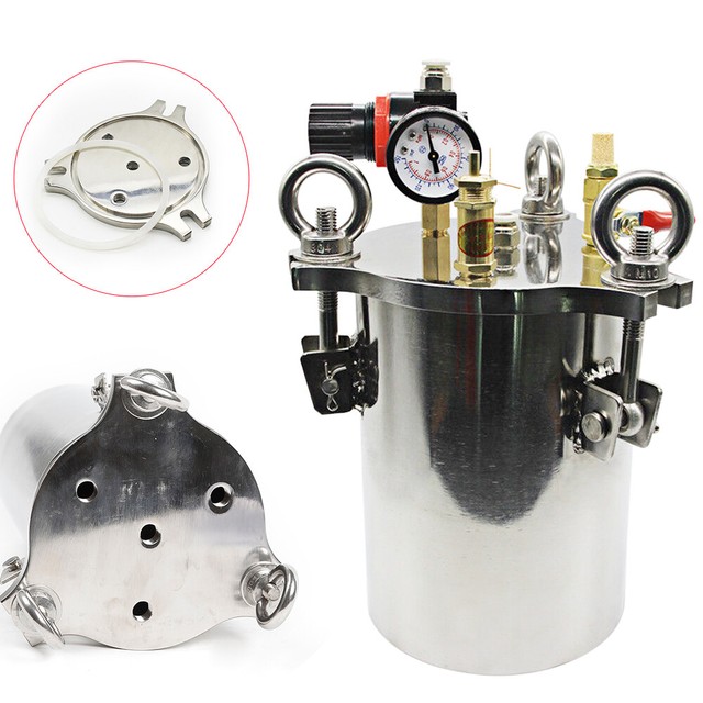 3L 304 Stainless steel pressure tank Dispenser fluid dispensing bucket