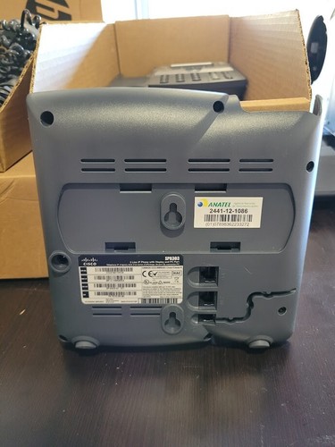 Cisco IP Phone with Display SPA504G/SPA942/SPA303 Dark Grey Quantity Available - Picture 3 of 5