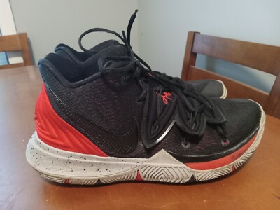 Nike Kyrie 5 Bred Shoes Mens Sz 13 University Red/Black High Top A02918-600 s-l500.jpg main image 2