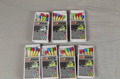 29x Eraser - Joke eraser in the shape of a match, match /S332