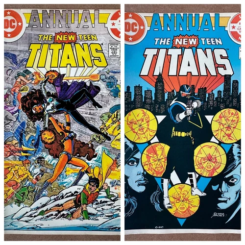 THE NEW TEEN TITANS DC COMICS: ANNUAL #1 AND ANNUAL #2 1982-1983 *UP TO 50% OFF!