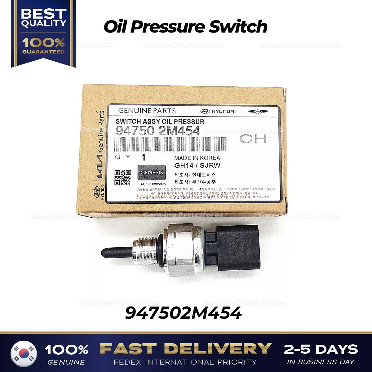 ⭐Genuine⭐ Oil Pressure Switch 947502M454 for Hyundai