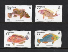 R5606   Hong Kong  1981   fish marine   4v.   MNH