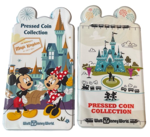 Disney World Magic Kingdom Epcot Japan Pressed Penny Collection Book Lot Of 95