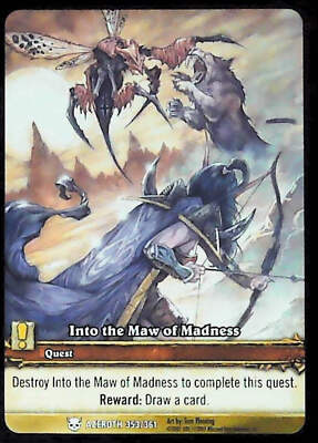 World of Warcraft TCG Into the Maw of Madness (Extended Art) - Heroes of Azeroth