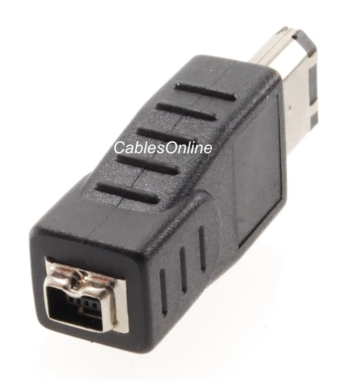 6-Pin Male to 4-Pin Female IEEE-1394a Firewire Adapter, CablesOnline AD-FW1 - Image 2 of 3