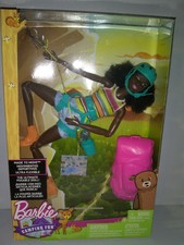 barbie camping fun aa african american hiker