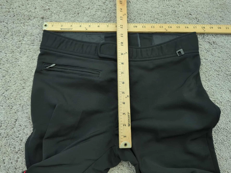 Pantalones de nieve de esquí Roffe vintage para hombre 36 negros con cremallera bolsillo aislados impermeables Foto 4 de 4