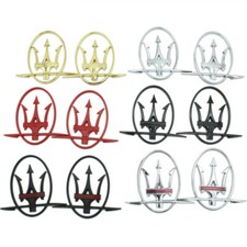 For Maserati Quattroporte Granturismo Ghibli Levante Rhlh Side Emblem Badge- For Maserati Quattroporte Granturismo Ghibli Levante Rhlh Side Emblem Badge-