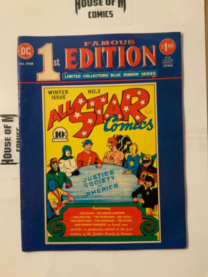 Famous First Edition All Star Comics (1975) #   F-7 (5.0-VGF) (78124) TREASUR...