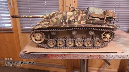 heng long 1/16 panzer iii rc model tank custom painted ,pro version - 第 13/24 張圖片