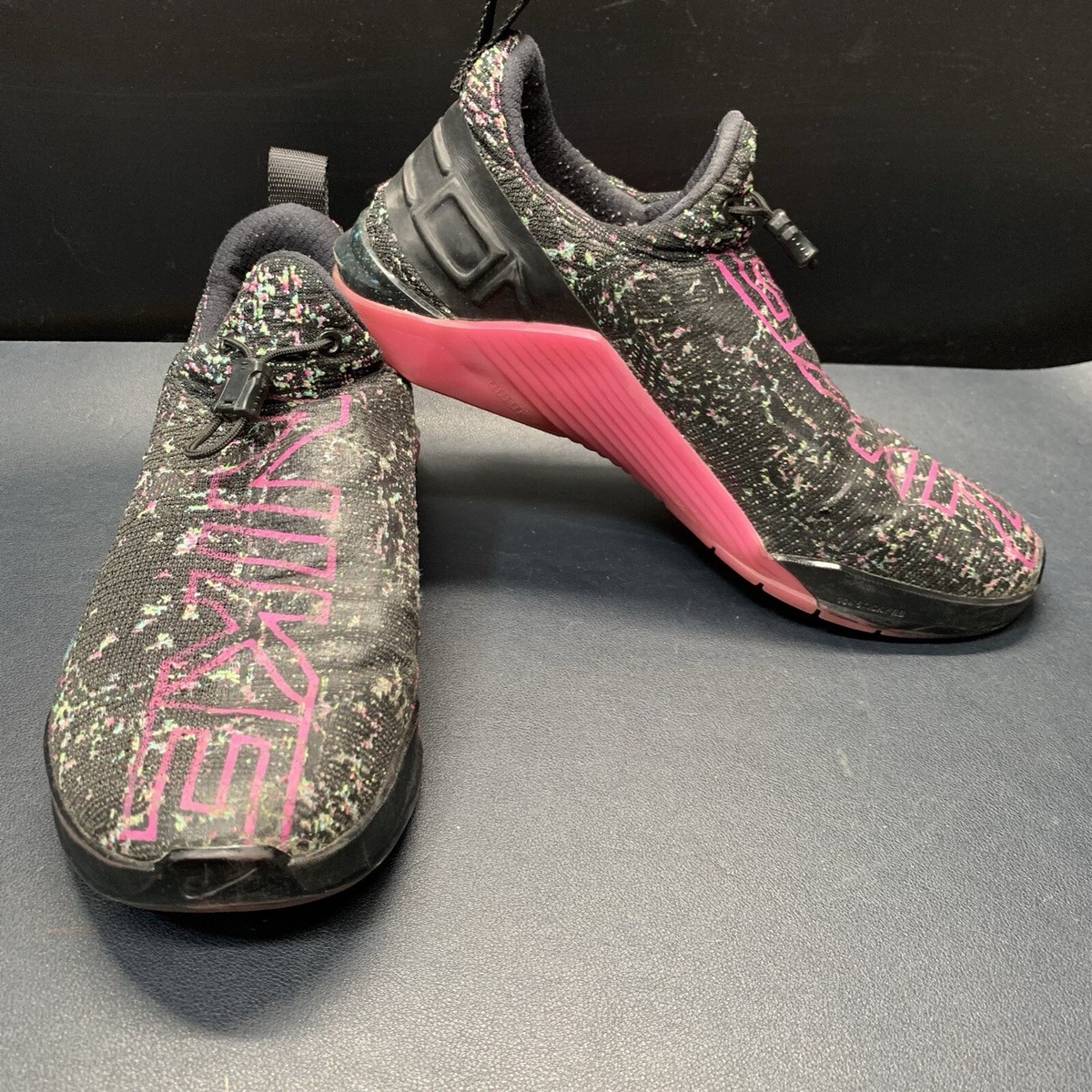 Nike React Metcon AMP Black Pink Mens Size CN5501-046