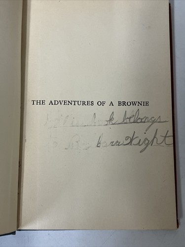 The Adventures of a Brownie 1929, Dinah Maria Mulock Hardcover W/dust Jacket - Picture 4 of 7