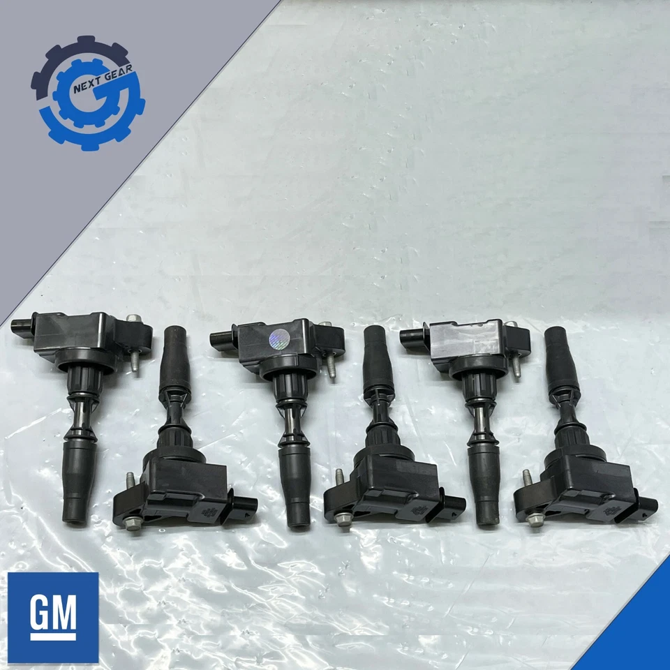 6 NEW GM OEM Ignition Coils 2014 - 2023 Lacrosse ATS Camaro 3.6L 3.0L 12666339 - Image 2 of 4
