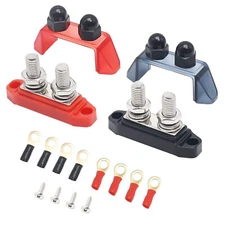 Recoil S2P-38 Busbar Dual 3/8” Studs Terminal Power Distribution Block