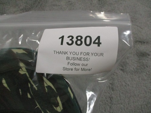 Vintage Otto Cap Camo Hat Green Snapback Adjustable Heavy Fade Blank NWOT - Picture 9 of 9