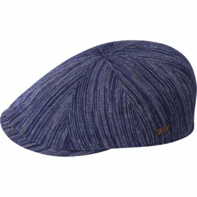 Bailey of Hollywood Newsboy Hat Cap Tweed Navy Blue  Large Robinson