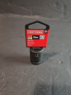 Craftsman 21mm 6pt Impact Socket 1/2  Drive | Heavy Duty | Model CMMT15868