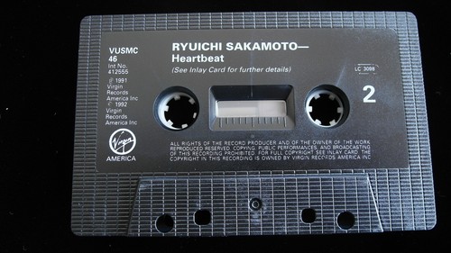 ULTRA RARE Ryuichi Sakamoto - 1992 HEARTHBEAT Cassette Tape - Imagen 7 de 11