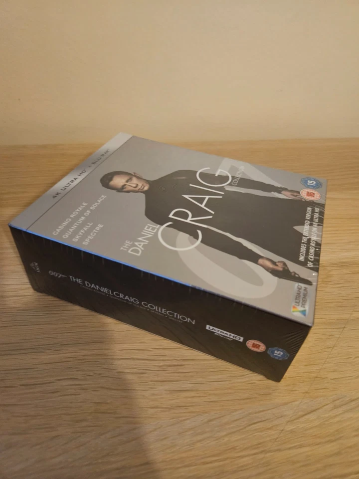 The Daniel Craig 007 - 4 Film Collection - 4K UHD + Blu-ray BRAND NEW & SEALED - Image 4 of 4