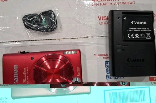 Canon PowerShot ELPH 130 IS 16.0MP Digital Camera BUNDLE Battery + Charger - product listing photo