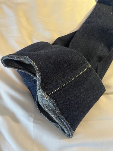 Vintage 80s Mens Jordache Jeans Dark Blue Denim White Stitch 32/L - Picture 10 of 14