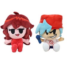 20cm New Night Funkin FNF GF/BF Plush Toy Anime Soft Stuffed Dolls Kid Cute Gift