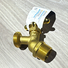 Everbilt Brass No Kink Hose Bibb 3/4in MIP x 3/4in MHT 102-304EB