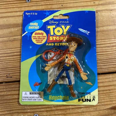 Basic Fun Toy Story And Beyond Woody Collectible Keychain NIP Disney Pixar