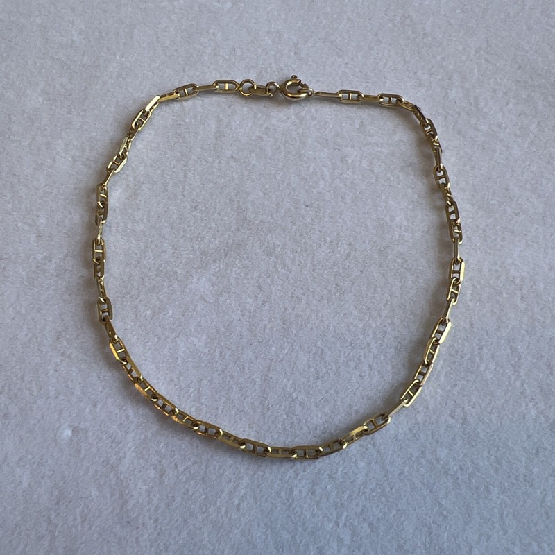 14k yellow good fancy link bracelet