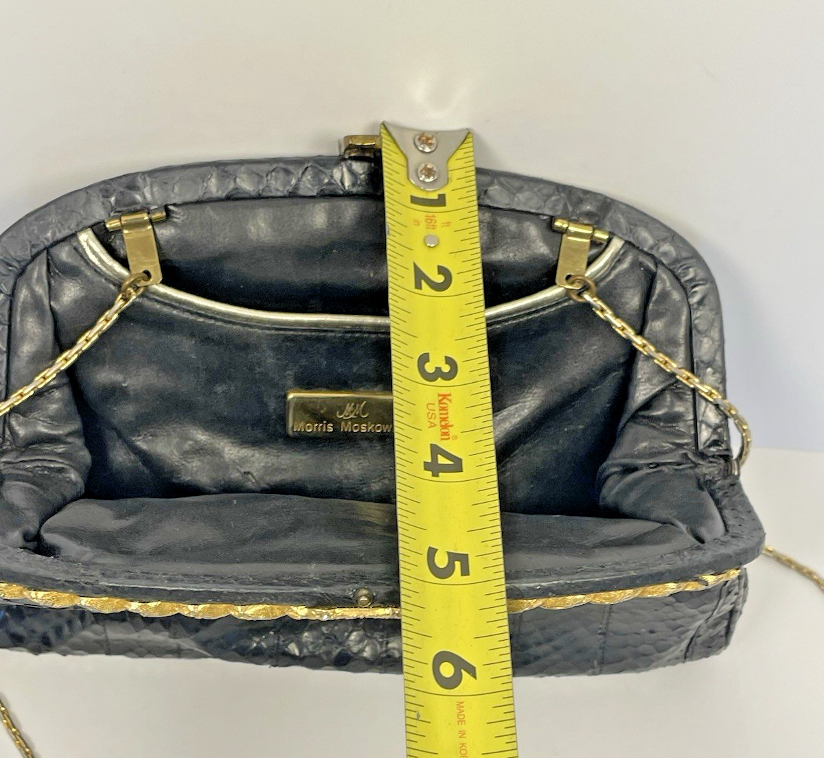 Neiman Marcus Morris Moskowitz Python Rhinestone … - image 16