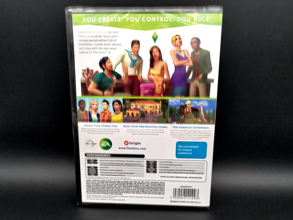 The Sims 4: PC & MAC Game (2 discs) - BRAND NEW & SEALED - Image 4 of 4
