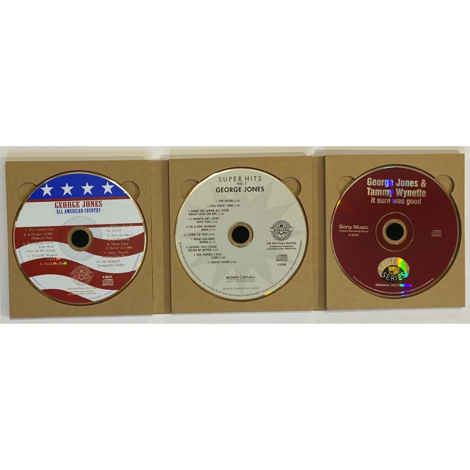 George Jones - Collector's Edition 3 CD Set. Label Code: TC2 53771 Foto 4 de 4