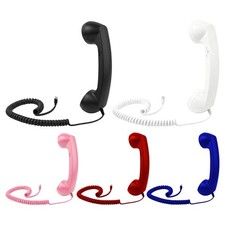 1pc Type-C Retro Telephone Style Landline Handle Receiver, Telephone Handset